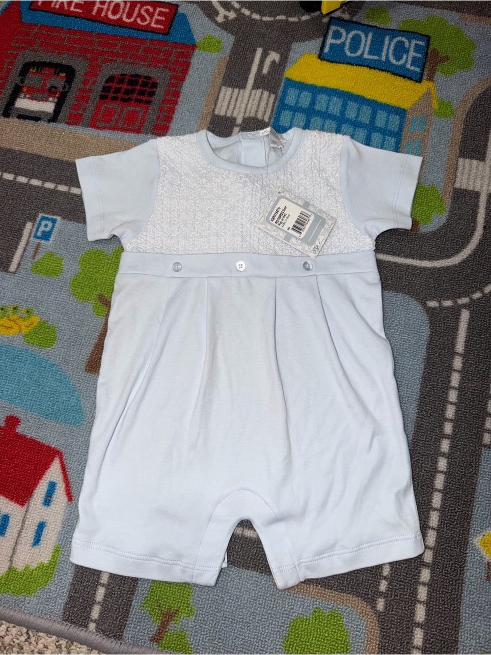 Kissy Kissy Light Blue Baby One-Piece Bodysuit